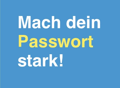 Logo der Kampagne „Mach dein Passwort stark“